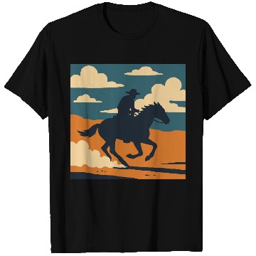 Discover Wild West Cowboy Ride T Shirts