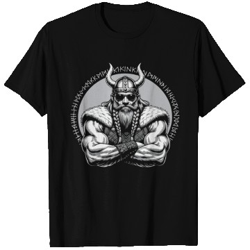 Discover Viking Warrior Man Odin Thor Norman Walhalla T Shirts