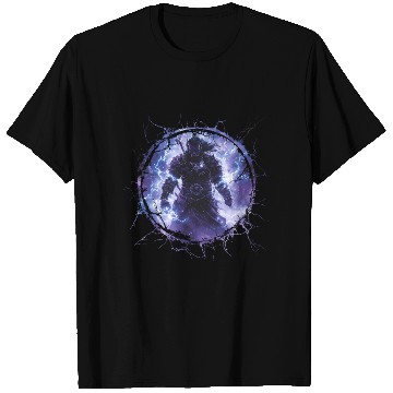 Discover Thunder Warrior With Lightning Magic Fantasy Style T Shirts