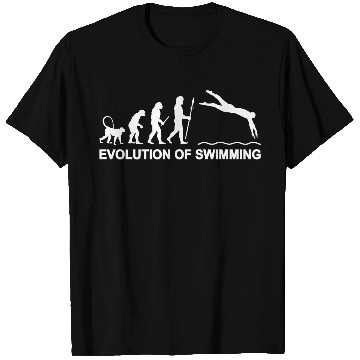 Discover Swimming Evolution T Shirts