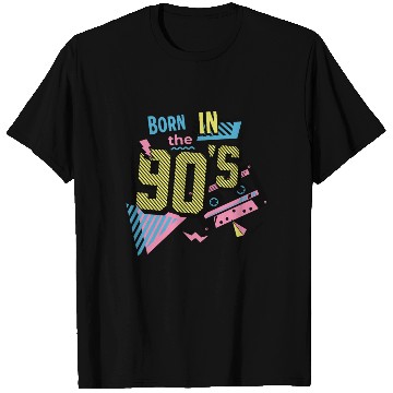 Discover Born In The 90s Retro Nostalgia 90s Design T Shirts