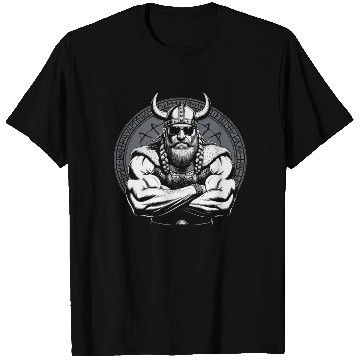 Discover Viking Warrior Man Odin Thor Norman Walhalla T Shirts