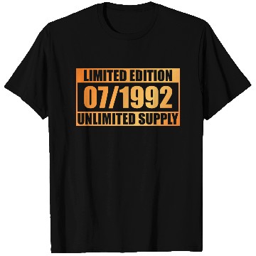Discover 33rd birthday Limited Edition - ꝏ Supply 07/1992 T Shirts