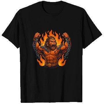 Discover Chain-Breaking Warrior – Symbol of Strength T Shirts