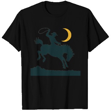 Discover Wild West Night Cowboy T Shirts