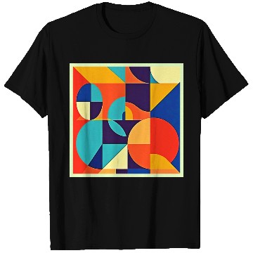 Discover Colorful Modern Geometry T Shirts