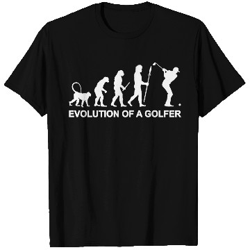 Discover Evolution of a Golfer T Shirts