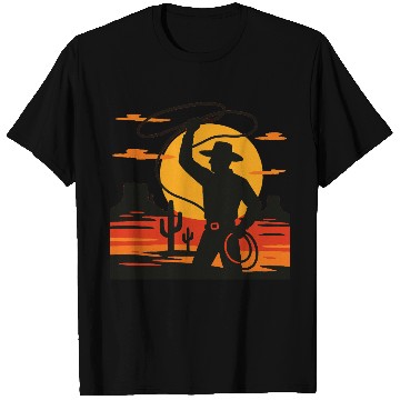 Discover Lasso the Sunset Cowboy T Shirts
