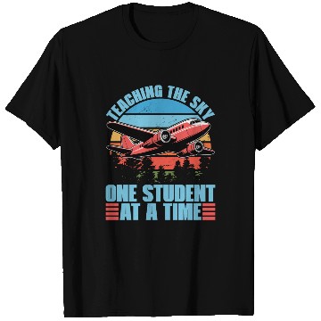 Discover Flight Instructor Teaching The Sky Flight Lesson T Shirts