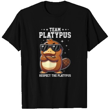 Discover Funny Team Platypus Respect The Platypus Cool T Shirts