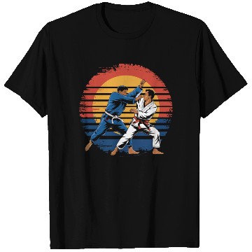 Discover Retro Vintage Jiu Jitsu Martial Arts Grappling T Shirts