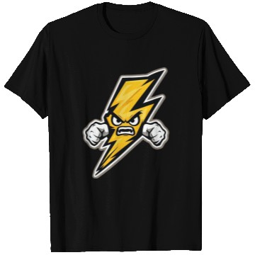 Discover Gothic Lightning – Shock Mode Activated T Shirts