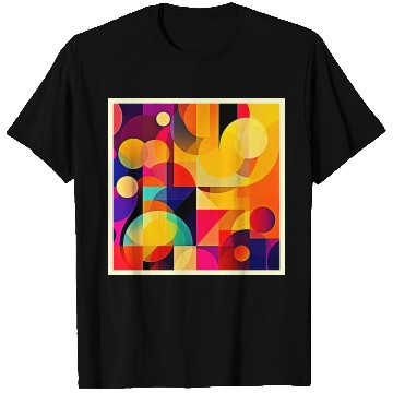 Discover Vibrant Geometric Harmony T Shirts