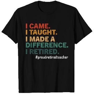 Discover Funny Retired Teacher Retirement 2025 Teachers Day T Shirts