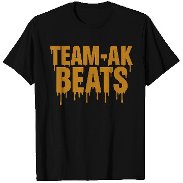 Discover Yellow TEAM-AK BEATS Logo T Shirts