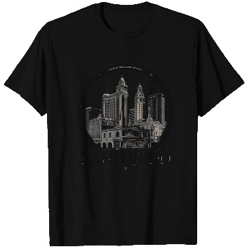 Discover san diego california skyline_modern cityscape art T Shirts