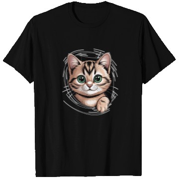 Discover Cute Cat With Big Eyes T Shirts
