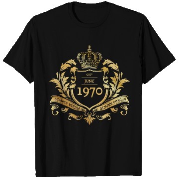 Discover 55th birthday Semper Verum - Established 06/1970 T Shirts