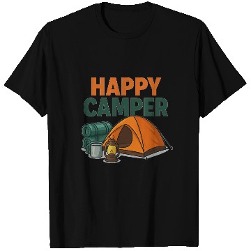Discover Happy Camper – Cozy Camping Vibes T Shirts