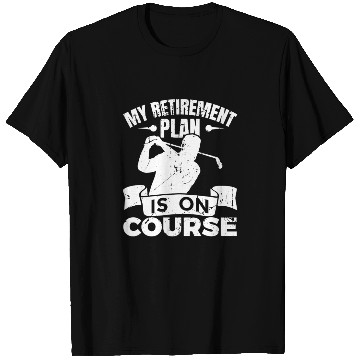 Discover Golf Player Retirement T Shirts