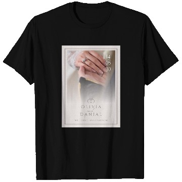 Discover Light Pink Elegant and Minimal Wedding Invitati T Shirts