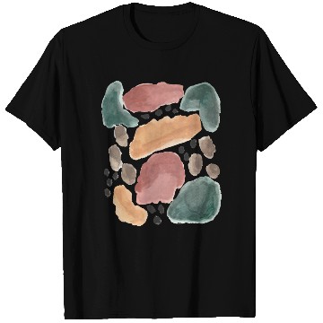 Discover Abstract pastel watercolour painting pattern T Shirts