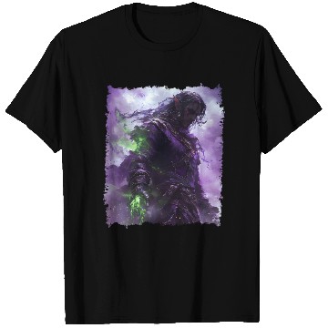 Discover Shadow Elf with Purple Aura and Magic Power T Shirts