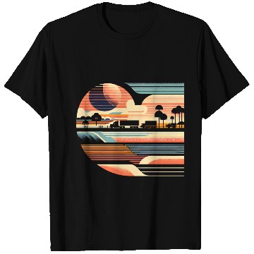Discover Vintage Sunset Drive T Shirts