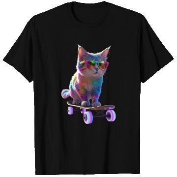 Discover Skate Meow T Shirts