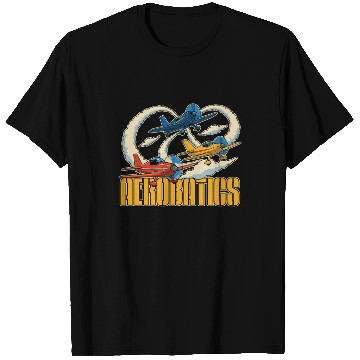 Discover Aerobatic Pilot Aerobatics Airplane Enthusiast T Shirts