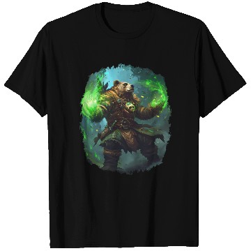 Discover Forest Guardian Channeling Mystic Nature Magic T Shirts