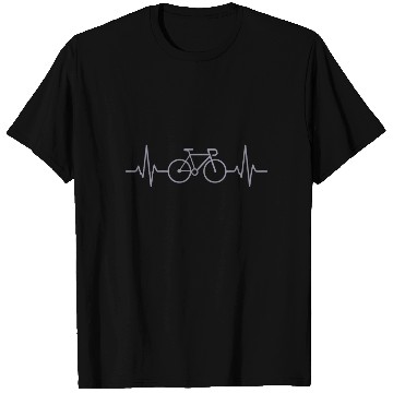 Discover Bike Heartbeat Line T Shirts