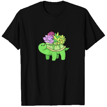 Discover Succulent Plant Lover Turtle T Shirts