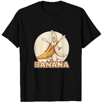 Discover Playful Banana Character Illustration T Shirts
