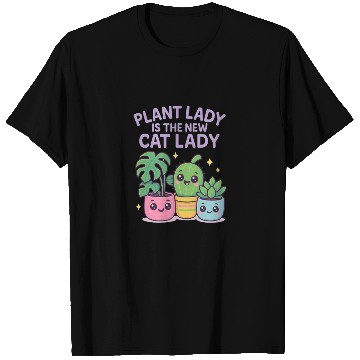Discover Plant Lady Is the New Cat Lady – Cute Kawaii House T Shirts