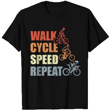 Discover Cycling Routine T Shirts