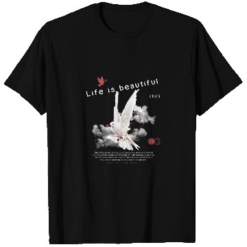 Discover Dove with Globe and Inspirational Quote T Shirts