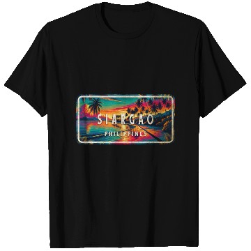 Discover Siargao - Tropical Retro T Shirts