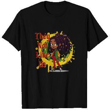Discover They Not Like Us Black History Melanin African T Shirts
