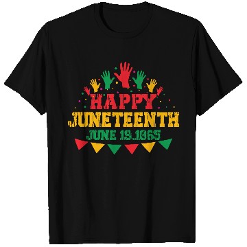 Discover Happy juneteenth june 19 1865 T Shirts