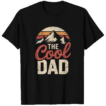 Discover Retro Cool Dad Hiking T Shirts