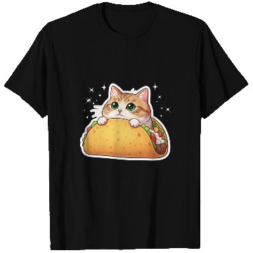 Discover Taco Cat | Cute Kitty in a Taco | Purrfectly Tasty T Shirts