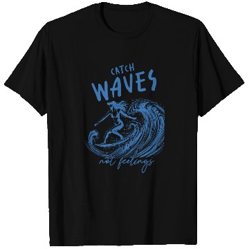 Discover Catch Waves Beach Vacation T Shirts