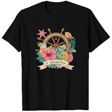 Discover It is Cruise Time Cruise Ship T Shirts