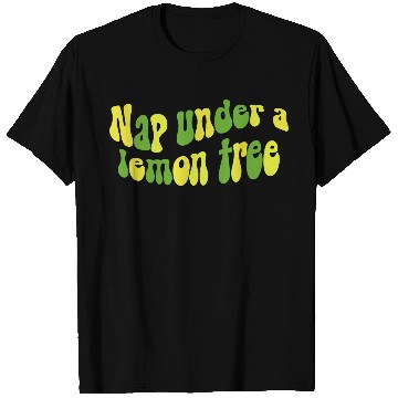Discover Nap Under a Lemon Tree Retro Design T Shirts