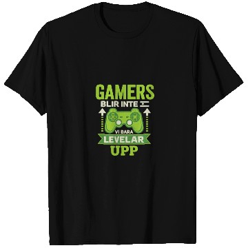 Discover Gamers Don't Age, We Just Level Up - Embroidery T Shirts