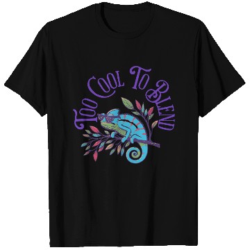 Discover Too Cool to Blend – Chameleon Attitude T Shirts