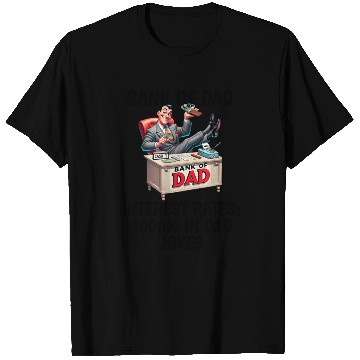 Discover Bank of Dad design T Shirts