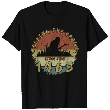 Discover 60th Birthday Rocking The Crowd GIT 07/1965 T Shirts