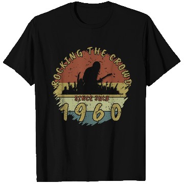 Discover 65th Birthday Rocking The Crowd GIT 07/1960 T Shirts